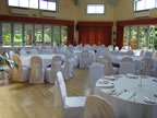 Wedding Chairs With White Organza Sashes